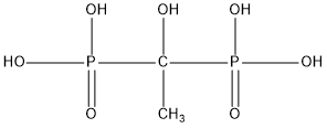 羥基乙叉二膦酸(HEDP)結(jié)構(gòu)式